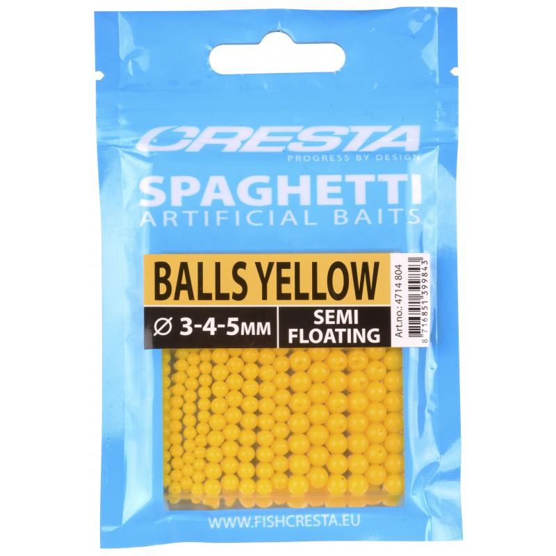 Cresta Spaghetti Balls Yellow