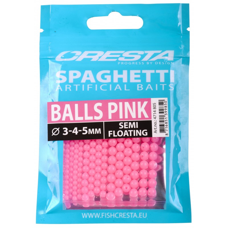 Cresta Spaghetti Balls Pink
