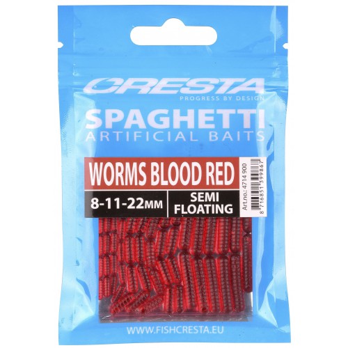 Cresta Worms Blood Red Spaghetti