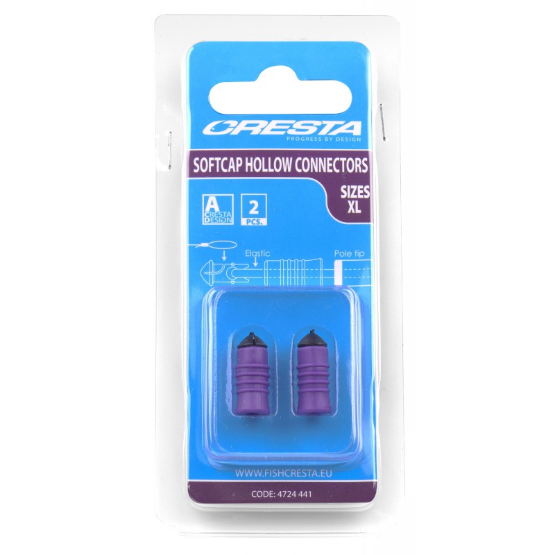 Cresta Soft Cap Hollow Connectors X Large Purple