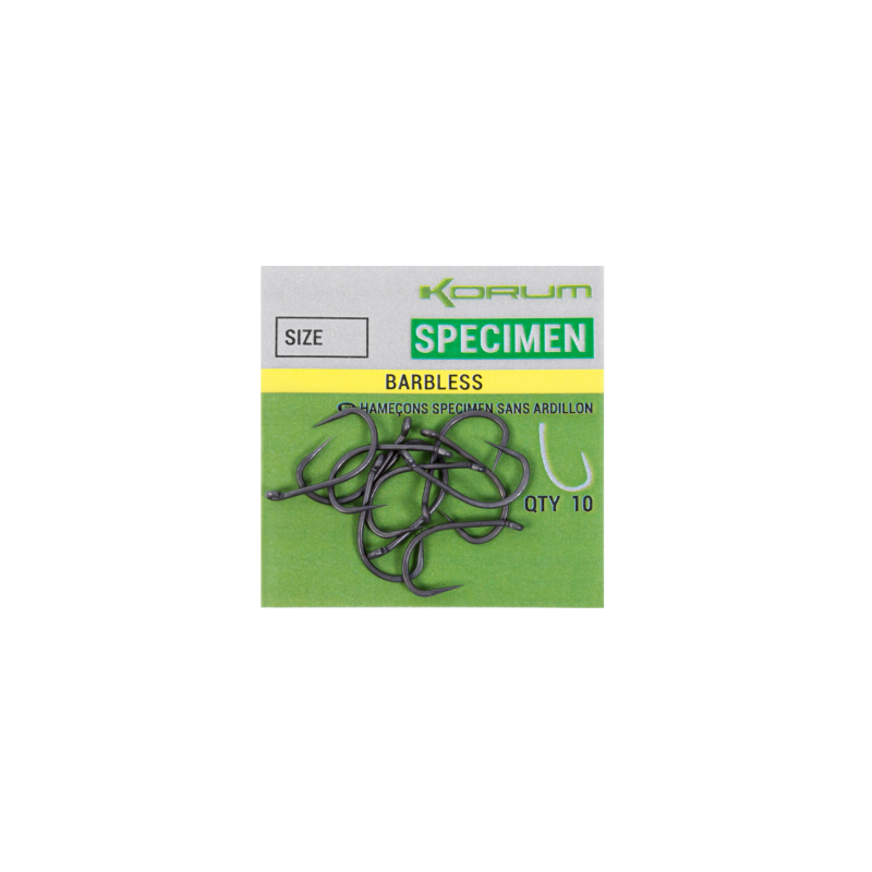Korum Xpert Specimen Barbless Hook Size 6